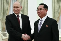 Путин встретился в Москве с секретарем ЦК Трудовой партии Кореи