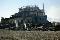 В Краснодарском крае завершили демонтаж кормы «Волгонефти-239»