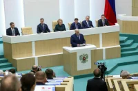 Лукашенко начал свое первое выступление в Совете Федерации