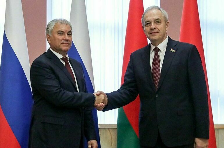 Володин обсудил с белорусским коллегой подготовку международного форума