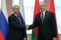 Володин обсудил с белорусским коллегой подготовку международного форума