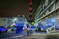 В Москве женщина погибла при падении автомобиля с пятого этажа парковки