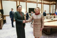Матвиенко встретилась с председателем Меджлиса Туркменистана