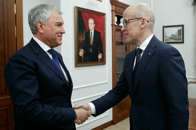 Володин обсудил с главой Удмуртии законодательные инициативы республики