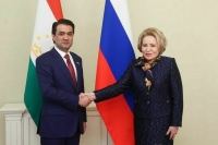 Матвиенко обсудила с коллегой из Таджикистана взаимодействие парламентов