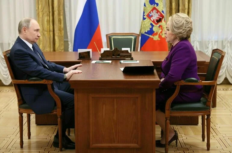 Матвиенко направила Путину предложения по реализации демографической политики