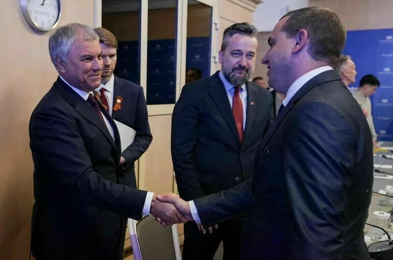 Володин встретился с депутатами Европарламента