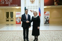 Матвиенко выразила признательность властям Пакистана за участие в приеме в честь Дня Победы