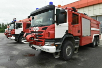 В Махачкале загорелся трехэтажный торговый центр