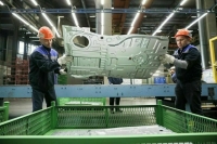 В России выросло производство легковых автомобилей