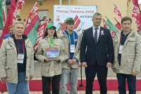 «Поезд Памяти» встретили в городе Жлобин