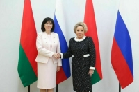 Матвиенко высоко оценила потенциал сотрудничества регионов РФ и Белоруссии  