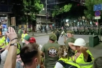 В Белграде произошли столкновения протестующих с полицией