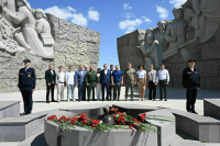 На Дону открыли памятный стенд о воинах-ленинградцах, освобождавших Ростовскую область