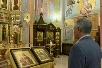 Володин посетил женский монастырь в Саратовской области в День Крещения Руси