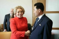 Матвиенко: Отношения РФ и КНДР вышли на беспрецедентную высоту