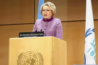 Валентина Матвиенко рассказала, что является вечным двигателем мировых войн