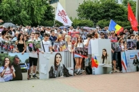 В Кишиневе начались протесты в поддержку Евгении Гуцул, выступающей за сотрудничество с Россией