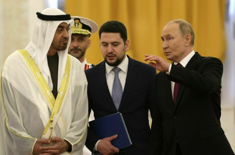 Президент ОАЭ на русском языке прокомментировал встречу с Путиным