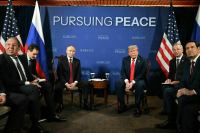 Переговоры Путина и Трампа в узком составе завершились