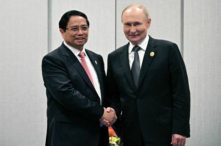 Путин заявил об активном развитии экономического партнерства России и Вьетнама