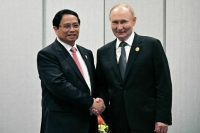 Путин заявил об активном развитии экономического партнерства России и Вьетнама