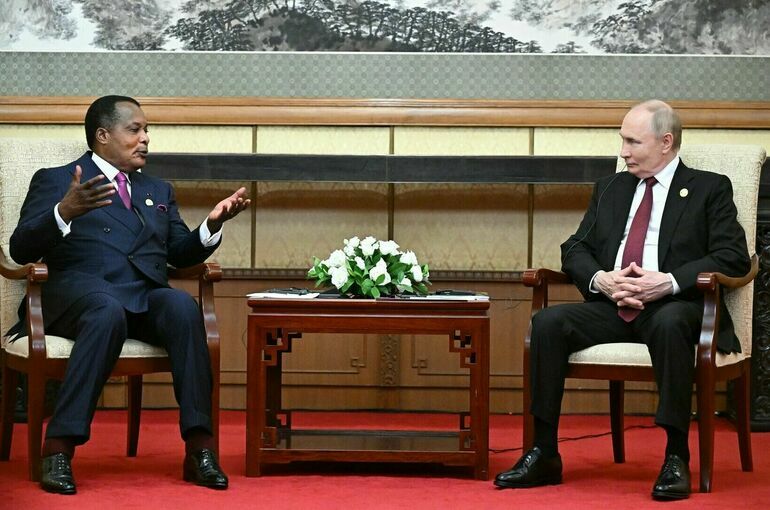 Путин встретился с президентом Республики Конго