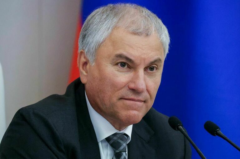 Володин передал депутатам слова благодарности от Путина