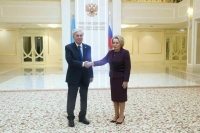 Матвиенко встретилась в Совете Федерации с президентом Казахстана