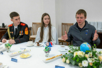 В Заксобрании состоялась встреча с первым красноярским космонавтом