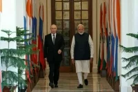 Путин вылетел из Индии после двухдневного визита