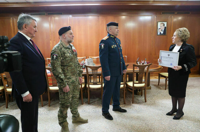 Матвиенко: Бойцы бригады «Ветераны» ежедневно проявляют героизм и мужество