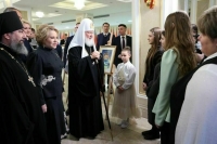 Матвиенко поблагодарила патриарха Кирилла за участие в Рождественских чтениях