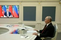 Путин поговорил с Си Цзиньпином по видеосвязи