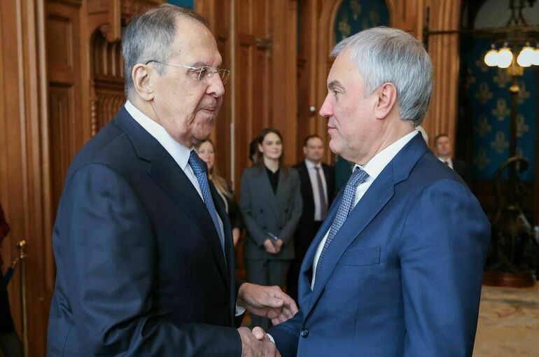 Состоялась встреча руководства Госдумы с Лавровым