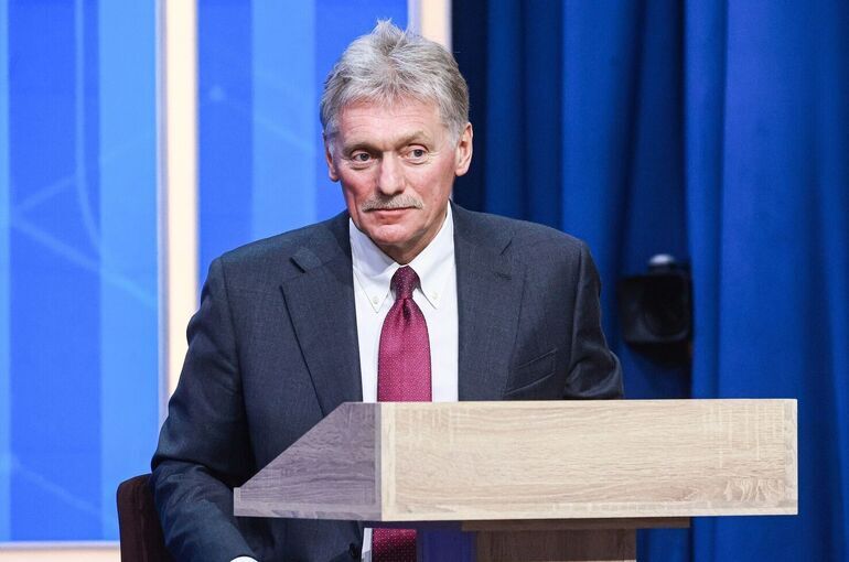 Песков: Кремль не планирует судиться из-за масок с лицом Путина