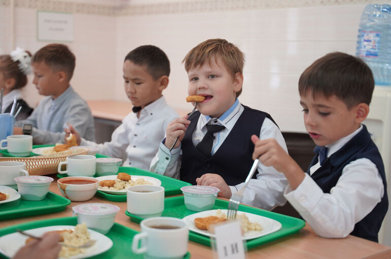 На бесплатное горячее питание в школах выделено 76 млрд рублей