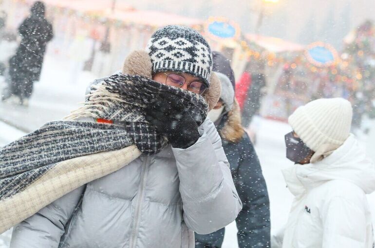«Снег будет валить стеной»: Пик снегопада ожидается в Москве к середине дня 19 февраля
