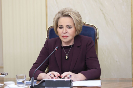 Матвиенко высоко оценила работу Института мониторинга развития демократии