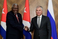 Володин поздравил председателя парламента Кубы с днем рождения