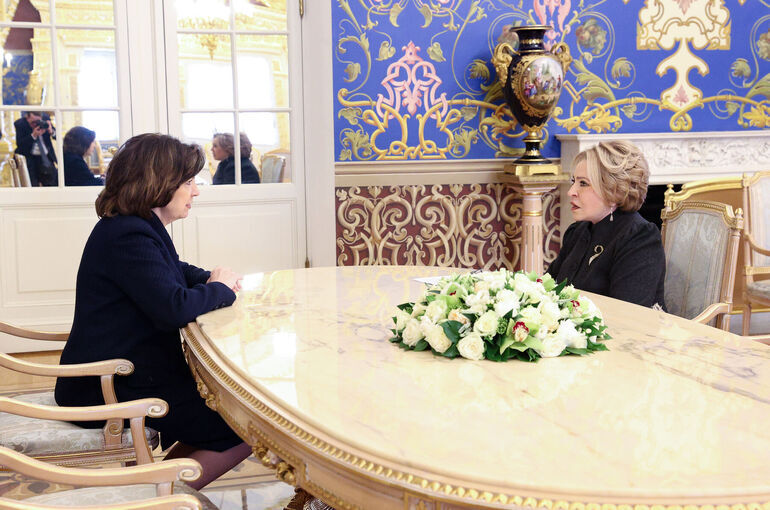 Матвиенко обсудила с Кочановой парламентскую поддержку Союзного государства