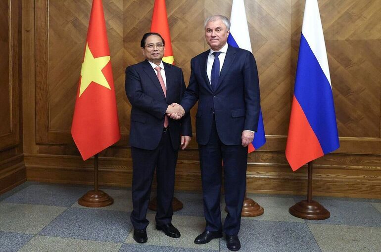 Володин: Укрепление взаимодействия с Вьетнамом — среди приоритетов РФ в Азии