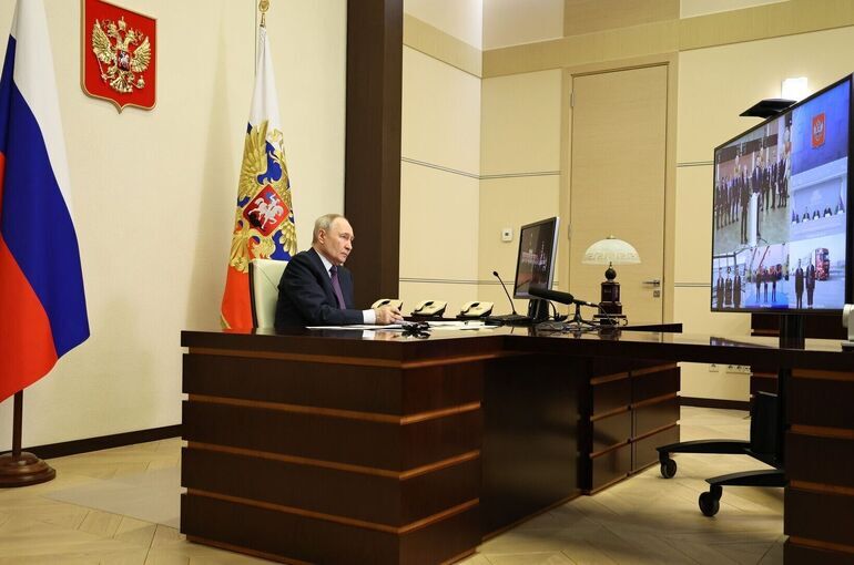 Путин дал старт строительству второго этапа Широтной магистрали в Петербурге