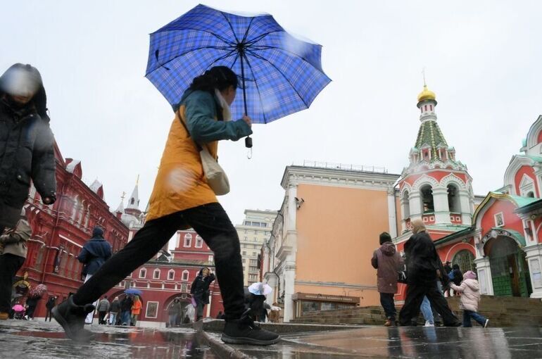 Дожди и резкое похолодание накроют Москву в начале следующей недели