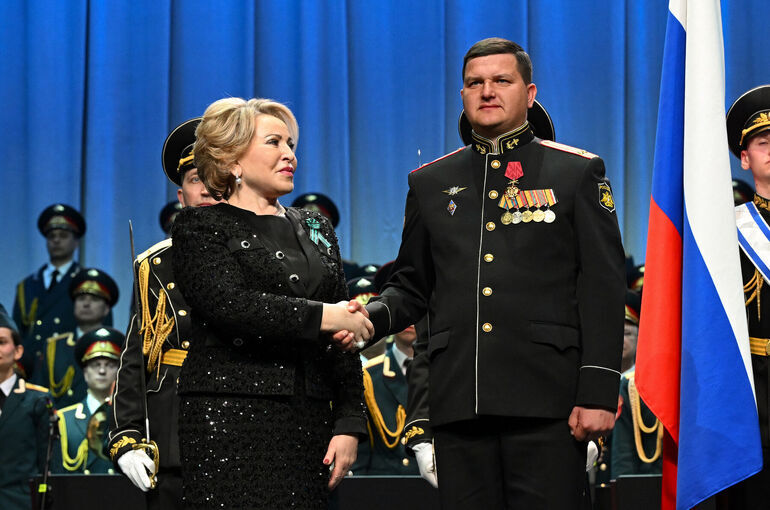 Матвиенко в Калининграде вручила госнаграды участникам СВО