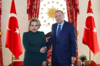 Матвиенко в Стамбуле встретилась с Эрдоганом