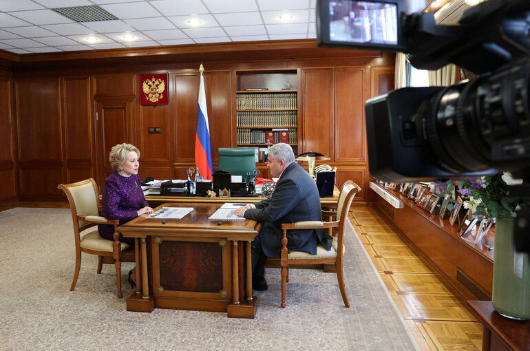 Матвиенко назвала хорошей динамику развития Новгородской области