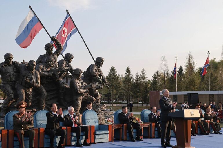 Володин принял участие в церемонии открытия в Пхеньяне музея героев зарубежной военной операции