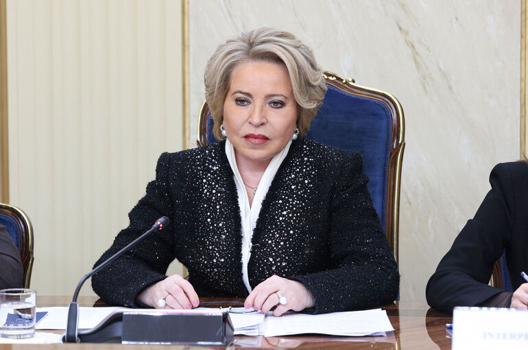Матвиенко: Доверие главы государства сенаторы должны подтверждать каждодневной работой