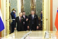 Фицо прилетел в Москву в преддверии Дня Победы